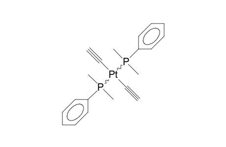 trans-Bis(dimethyl-phenyl-phosphino)-diethynyl platinum