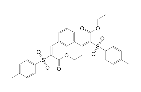 (E,E)-1,3-Bis(2-ethoxycarbonyl-2-tosylethenyl)benzene
