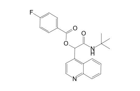 2-[(1,1-Dimethylethyl)amino]-2-oxo-1-(quinolin-4-yl)ethyl 4-Fluorobenzoate