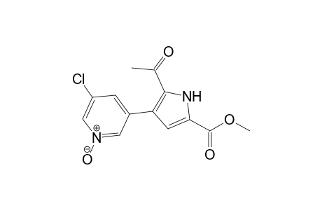 5-Acetyl-4-(5-chloro-1-oxido-3-pyridin-1-iumyl)-1H-pyrrole-2-carboxylic acid methyl ester