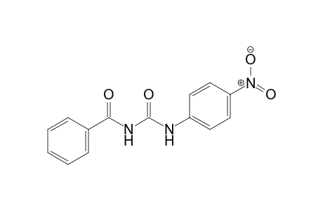 Benzamide, N-[[(4-nitrophenyl)amino]carbonyl]-