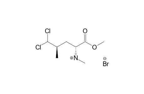 (2S,4S)-2-METHYLAMINO-5,5-DICHLORO-4-METHYLPENTANOIC-ACID-METHYLESTER-HYDROBROMIDE-SALT