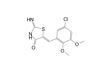 (5Z)-5-(5-chloro-2,3-dimethoxybenzylidene)-2-imino-1,3-thiazolidin-4-one