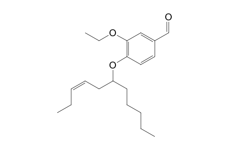 (Z)-3-ethoxy-4-(undec-3-en-6-yloxy)benzaldehyde