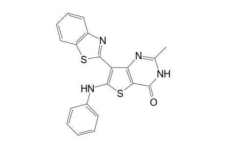 7-(Benzo[d]thiazol-2-yl)-2-methyl-6-(phenylamino)thieno[3,2-d]pyrimidin-4(3H)-one