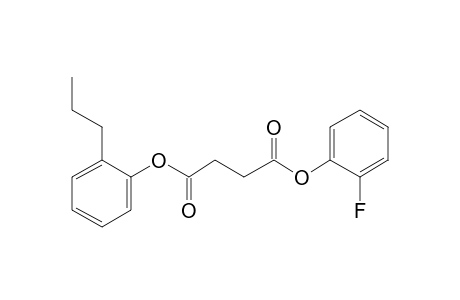 Succinic acid, 2-fluorophenyl 2-propylphenyl ester