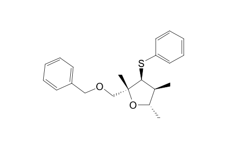 DL-Mannitol, 2,5-anhydro-4,6-dideoxy-4-methyl-2-C-methyl-3-S-phenyl-1-O-(phenylmethyl)-3-thio-