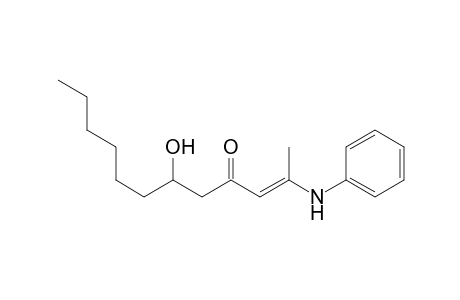 6-Hydroxy-2-(N-phenylamino)dodec-2-en-4-one