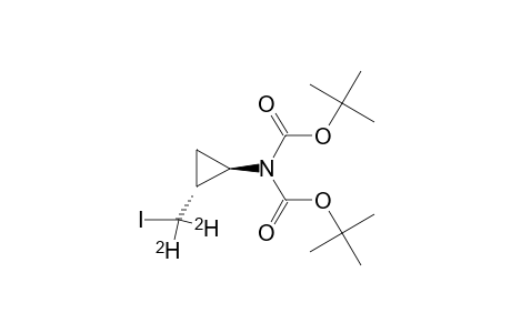 TRANS-1-(DI-TERT.-BUTOXYCARBONYLAMINO)-2-(DIDEUTERIOIODOMETHYL)-CYCLOPROPANE