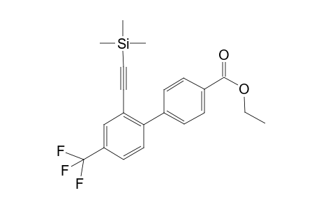 4'-Trifluoromethyl-2'-trimethylsilanylethynylbiphenyl-4-carboxylic acid ethyl ester