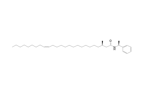 (Z)-(R)-3-Methyl-pentacos-16-enoic acid ((S)-1-phenyl-ethyl)-amide