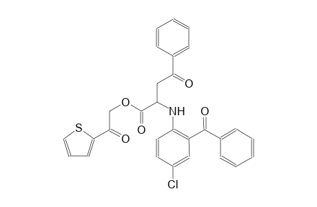 2-oxo-2-(2-thienyl)ethyl 2-(2-benzoyl-4-chloroanilino)-4-oxo-4-phenylbutanoate
