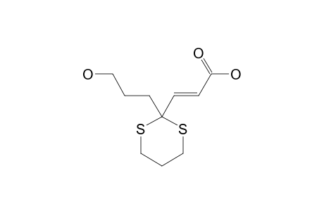 trans-2-(3-hydroxypropyl)-m-dithiane-2-acrylic acid