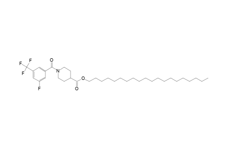 Isonipecotic acid, N-(3-fluoro-5-trifluoromethylbenzoyl)-, eicosyl ester