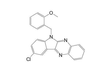 2-[(9-chloro-6H-indolo[2,3-b]quinoxalin-6-yl)methyl]phenyl methyl ether