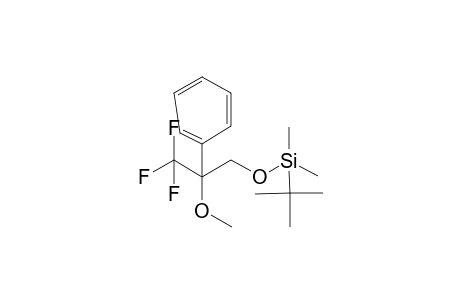 tert-Butyl-dimethyl-(3,3,3-trifluoro-2-methoxy-2-phenyl-propoxy)silane