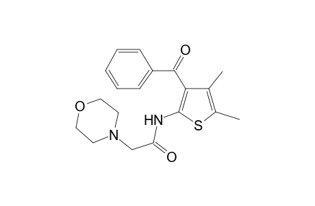 N-(3-Benzoyl-4,5-dimethyl-thiophen-2-yl)-2-morpholin-4-yl-acetamide