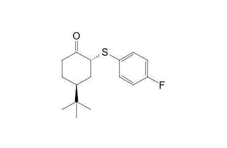 (trans)-4-tert-Butyl-2-(4-fluorophenylsulfanyl)cyclohexanone