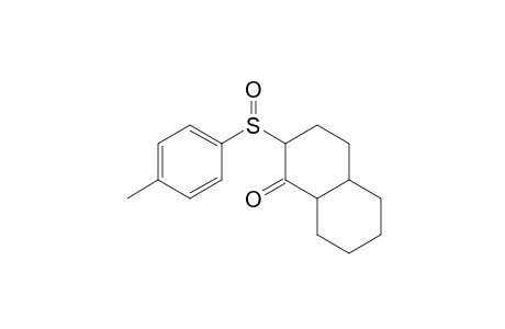2-(4-Methylphenyl)sulfinyl-3,4,4a,5,6,7,8,8a-octahydro-2H-naphthalen-1-one