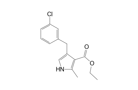 Ethyl 4-[(3-chlorophenyl)methyl]-2-methyl-1H-pyrrole-3-carboxylate