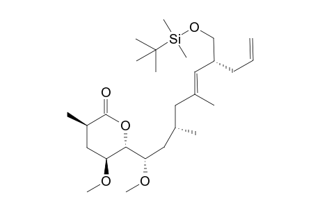 (2R,4S,5R,6S,8S,10E,12R)-12-(tert-Butyldimethylsilyl)oxymethyl-4,6-dimethoxy-2,8,10-trimethyl-10,14-pentadecadiene-5-olide