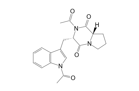 Brevianamide F, N,N'-bis-acetyl