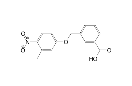 3-[(3-methyl-4-nitrophenoxy)methyl]benzoic acid