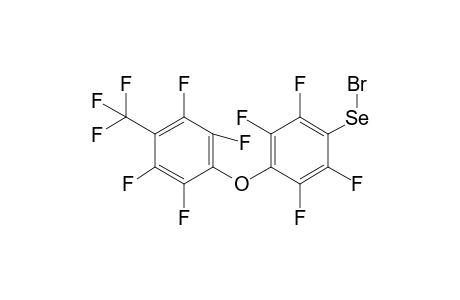 4-(4'-Trifluoromethyl tetrafluorophenoxy)tetrafluorobenzeneselenenyl Bromide