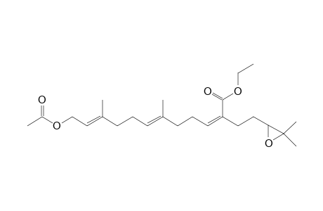 (2E,6E,10E)-1-Acetoxy-14,15-epoxy-11-ethoxycarbonyl-3,7,15-trimethylhexadec-2,6,10-triene