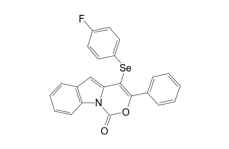 4-((4-Fluorophenyl)selanyl)-3-phenyl-1H-[1,3]oxazino[3,4-a]indol-1-one