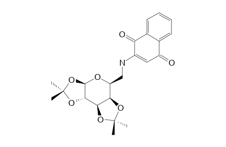2-(6'-DEOXY-1',2':3',4'-DI-O-ISOPROPYLIDENE-D-GALACTOPYRANOS-6'-YL)-AMINO-1,4-NAPHTHOQUINONE