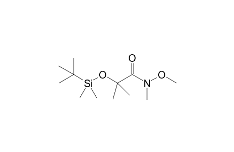 2-(tert-butyldimethylsilyloxy)-N-methoxy-N,2-dimethylpropanamide