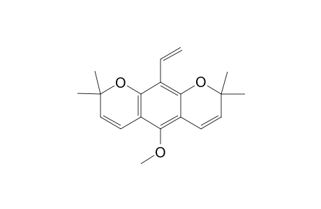 2H,8H-Benzo[1,2-b:5,4-b']dipyran, 10-ethenyl-5-methoxy-2,2,8,8-tetramethyl-