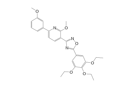 2-methoxy-6-(3-methoxyphenyl)-3-[5-(3,4,5-triethoxyphenyl)-1,2,4-oxadiazol-3-yl]pyridine