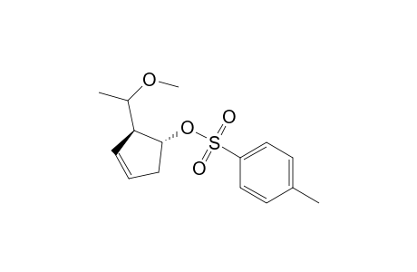 (+,-)-[1.alpha.,2.alpha.(S*)]-2-(1-methoxyethyl)-3-cyclopentenyl 4-methylbenzenesulfonate