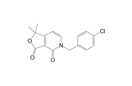 5-(4-Chlorobenzyl)-1,1-dimethylfuro[3,4-c]pyridine-3,4(1H,5H)-dione