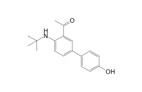 2-Acetyl-4-(4-hydroxyphenyl)-N-tert-butylaniline