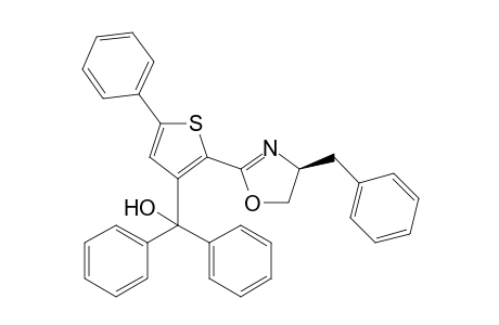 (4S)-(2-(4-Benzyl-4,5-dihydrooxazol-2-yl)-5-phenylthiophen-3-yl)diphenyl methanol