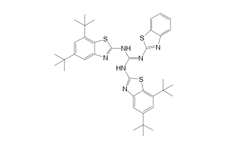 1-(1,3-benzothiazol-2-yl)-2,3-bis(5,7-ditert-butyl-1,3-benzothiazol-2-yl)guanidine