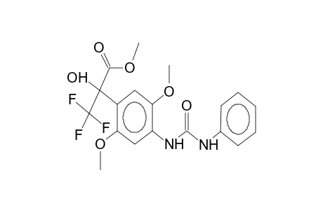 methyl 2-hydroxy-2-(2,5-dimethoxy-4-phenylureidophenyl)-3,3,3-trifluoropropanoate