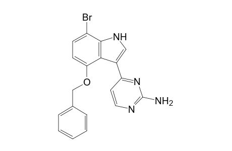 4-(4-benzyloxy-7-bromo-1H-indol-3-yl)pyrimidin-2-amine