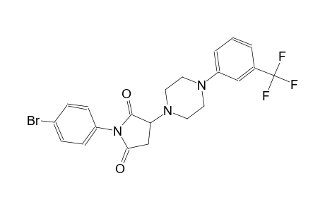 1-(4-bromophenyl)-3-{4-[3-(trifluoromethyl)phenyl]-1-piperazinyl}-2,5-pyrrolidinedione