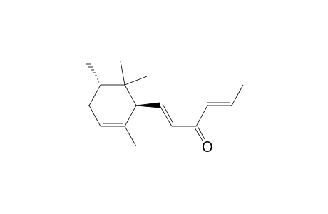 1,4-Hexadien-3-one, 1-(2,5,6,6-tetramethyl-2-cyclohexen-1-yl)-, [1.alpha.(E,E),5.beta.]-