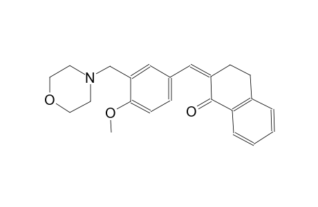 (2Z)-2-[4-methoxy-3-(4-morpholinylmethyl)benzylidene]-3,4-dihydro-1(2H)-naphthalenone