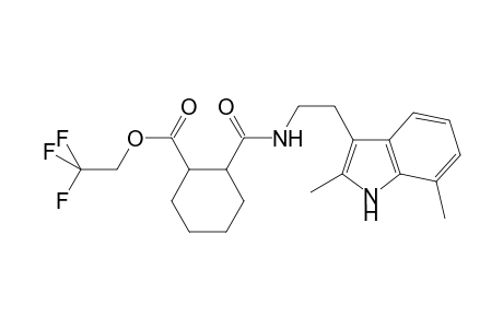 2,2,2-Trifluoroethyl 2-({[2-(2,7-dimethyl-1H-indol-3-yl)ethyl]amino}carbonyl)cyclohexanecarboxylate