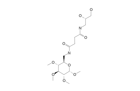 6-[(S)-2,3-DIHYDROXYPROPYL-SUCCINAMIDO]-6-DEOXY-1,2,3,4-TETRA-O-METHYL-ALPHA-D-GLUCOPYRANOSIDE