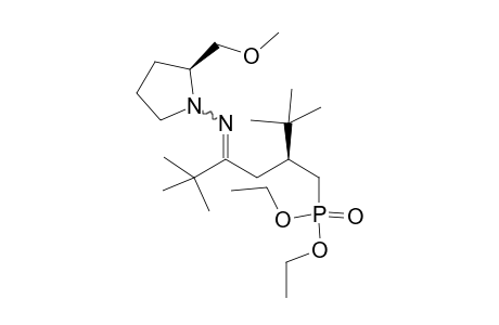 1-[1'-(t-Butyl)-3'-(diethoxyphosphoryl)methyl]-4',4'-(dimethylpentylidene)amino]-2-methoxymethylpyrrolidine