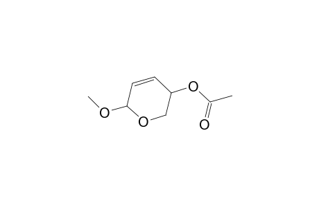 2H-Pyran-3-ol, 3,6-dihydro-6-methoxy-, acetate, (3R-cis)-