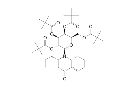 (2R,8AS)-N-(2,3,4,6-TETRA-O-PIVALOYL-BETA-D-GALACTOPYRANOSYL)-2-PROPYL-4A,5-DIDEHYDRO-DECAHYDROQUINOLIN-4-ONE
