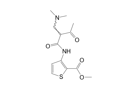 3-{2-[(dimethylamino)methylene]acetoacetamido}-2-thiophenecarboxylic acid, methyl ester